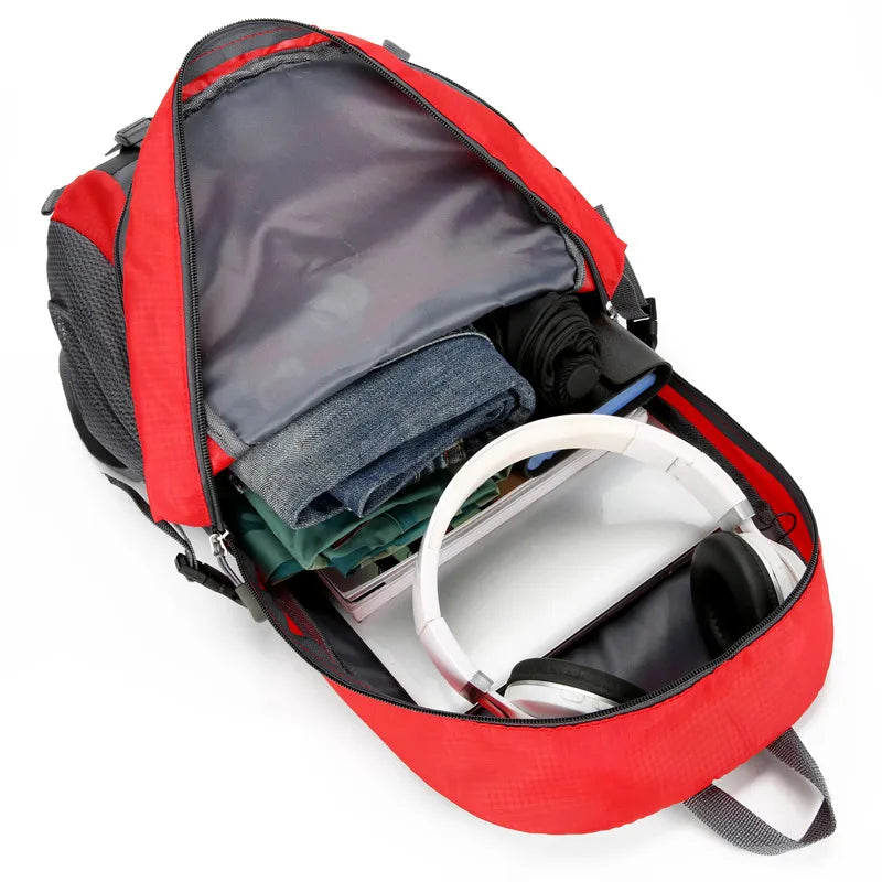 40L Squeejies Hiking Backpack Lightweight Travel Daypack Waterproof Outdoor Camping Backpack