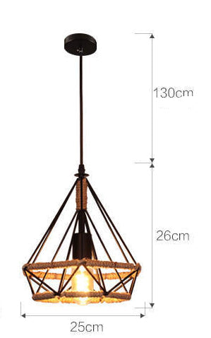 Squeejies Rustic Industrial LED Chandelier – Vintage Pendant Ceiling Light