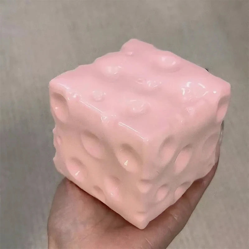 Pink Cheese Squishy